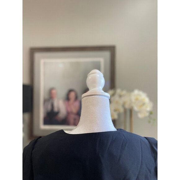 Amanda Uprichard Franconia Dress Black Womens Size Small - Picture 11 of 13